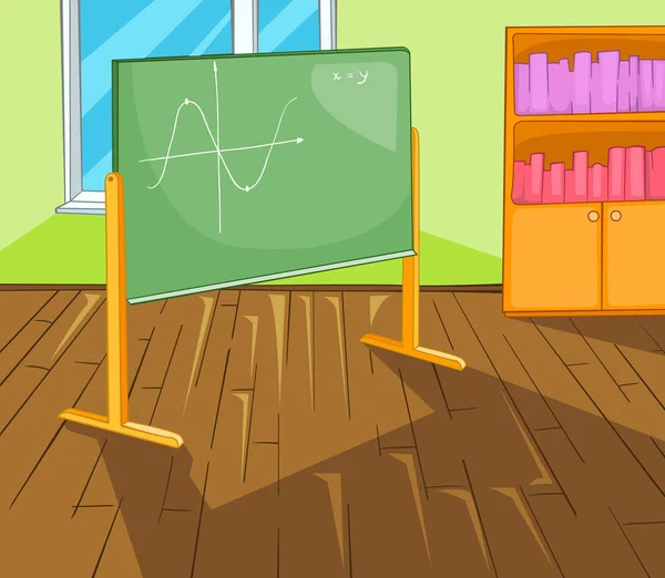 Desenhos animados fundo da sala de aula . — Fotografia de Stock