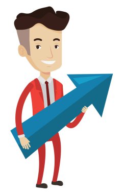 İş büyüme hedefleyen iş adamı.