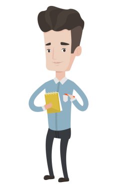 Gazeteci not defterinde kalemle yazma.