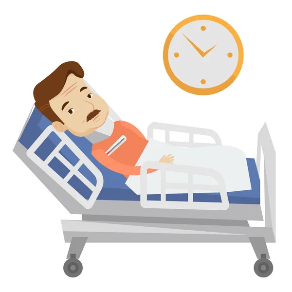 Patient with neck injury vector illustration. — Stock Illustration Patient with neck injury vector illustration. Royalty Free Stock Vectors