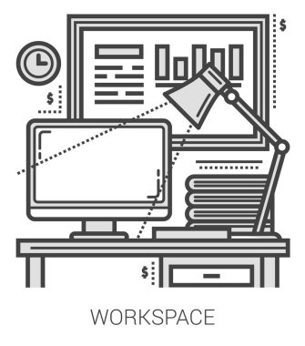 Çalışma alanı satır simgeler.