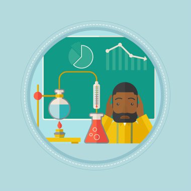 Laboratuar sınıfında çalışma öğrenci.