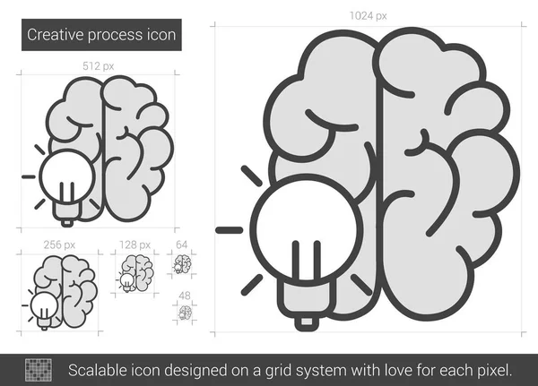 Kreative Prozessleitungssymbole. — Stockvektor