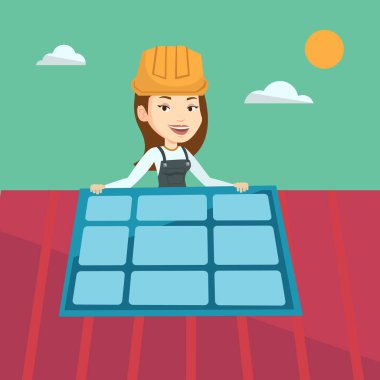 Güneş paneli yükleme Oluşturucu.