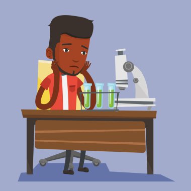 Laboratuar sınıfında çalışma öğrenci.