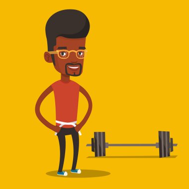 Adam bel vektör çizim ölçmek.