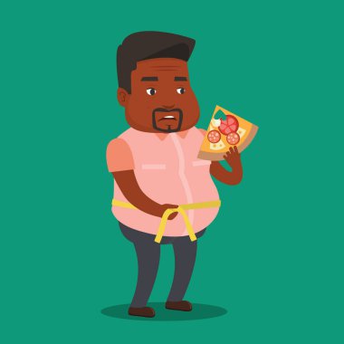 Adam bel vektör çizim ölçmek.