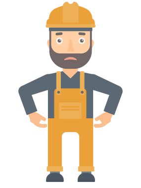 Depresif beyaz Oluşturucusu'nda zor şapka.