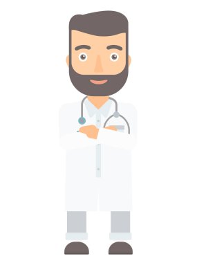 Kendine güvenen, Doktor silah ile geçti.