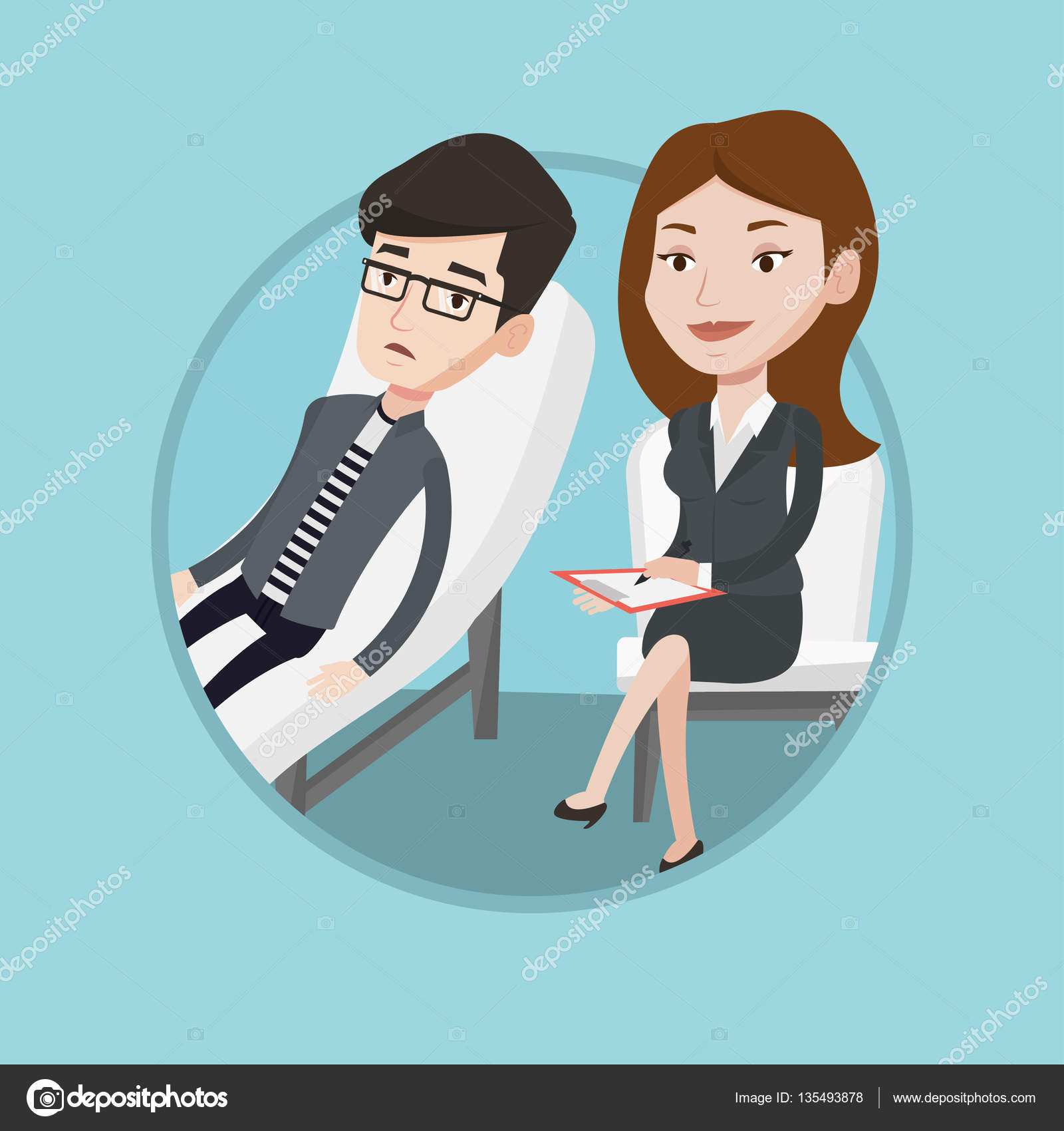 Psychologist cartoon Vector Art Stock Images | Depositphotos Psychologist cartoon Vector Art Stock Images | Depositphotos