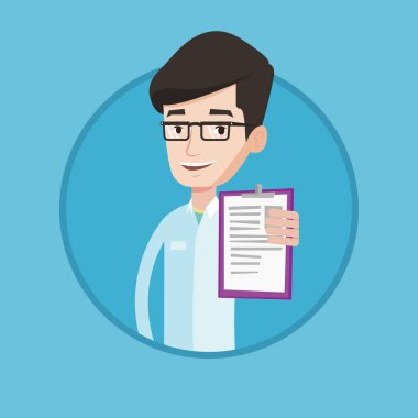 Doktor Pano vektör çizim ile.