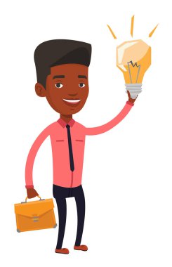 Başarılı bir iş fikri vektör çizim.