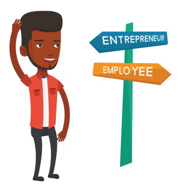 Şaşkın adam seçerek kariyer yolu.