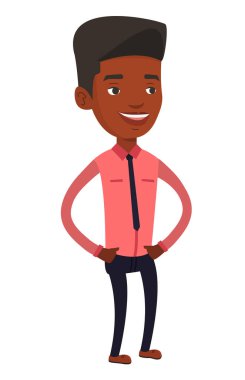 Genç başarılı iş adamı.