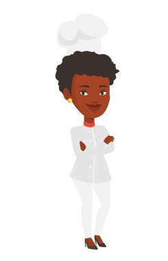 Kendine güvenen kadın Şef tencere silah ile geçti.