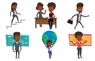 Vektör iş karakter kümesini.