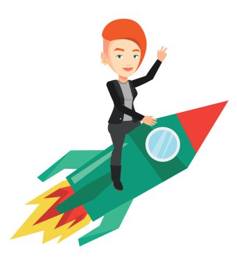 İş başlatmak kadar vektör çizim.