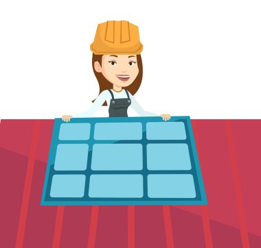 Güneş paneli yükleme Oluşturucu.