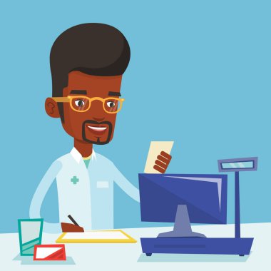 Eczacı yazma reçete.