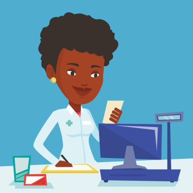 Eczacı yazma reçete.