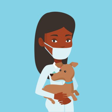 Veteriner köpek eller vektör çizim ile