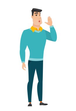 Beyaz işadamı yardım istiyor.