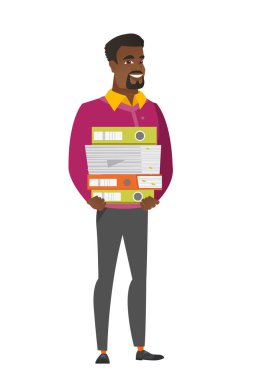 Klasörleri işadamı holding yığını.