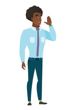 Beyaz işadamı yardım istiyor.