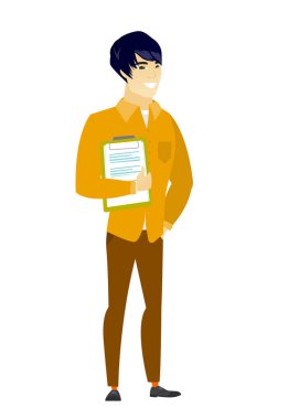 İşadamı holding Pano belgelerle.