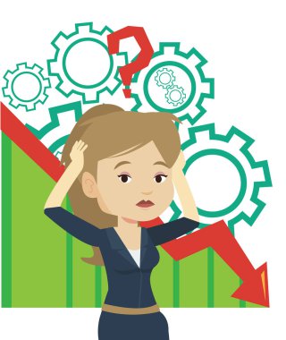 İflas tutarak baş vektör çizim.