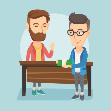 Rüşvet kabul reddederek bozulmamış iş adamı.