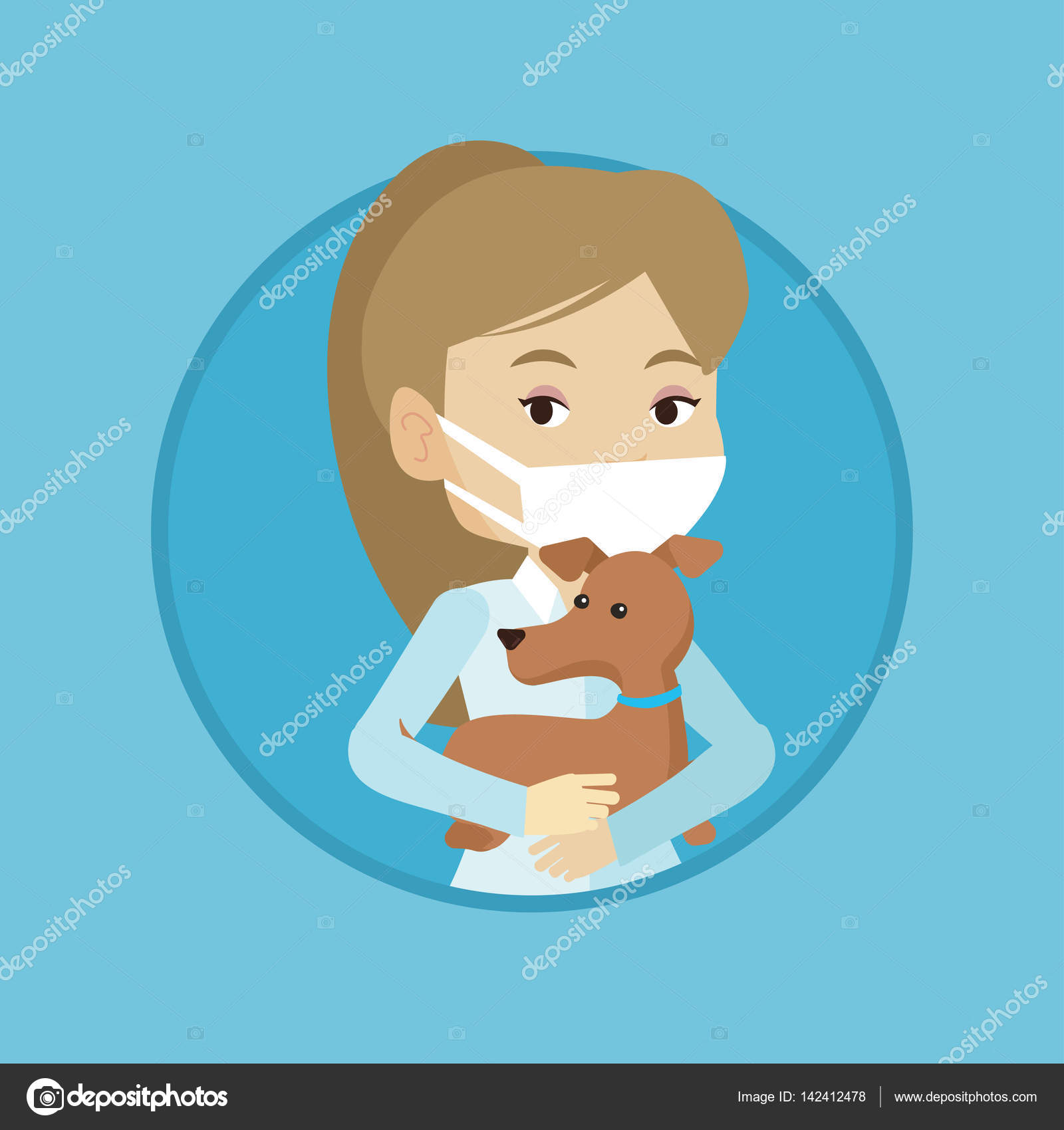 Kendi elleriyle köpek maskesi Kendi elleriyle köpek maskesi