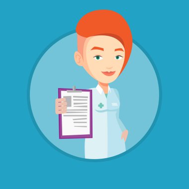 Doktor Pano vektör çizim ile.