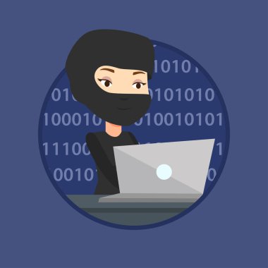 Bilgi çalmak için dizüstü bilgisayar kullanarak kesmek.