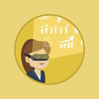 İşkadını vr kulaklık sanal veri çözümleme