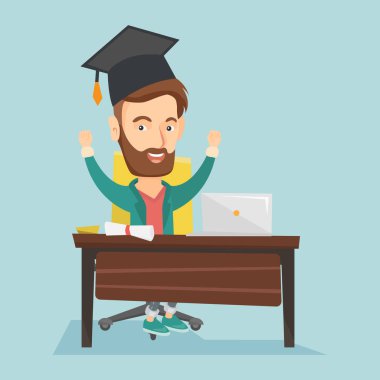 Öğrenci dizüstü eğitim için kullanma.