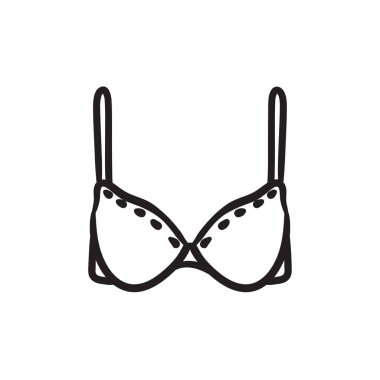 Sutyen kroki simgesi.