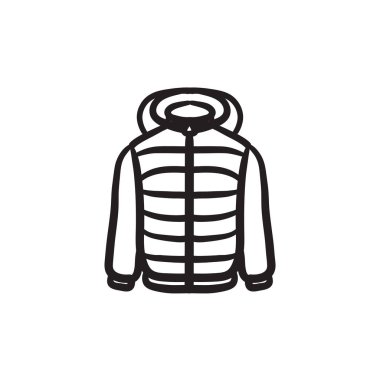 Ceket kroki simgesi.