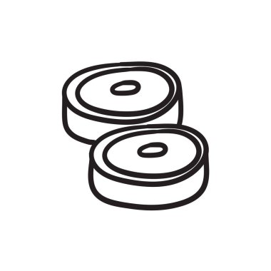 Biftek kroki simgesi.