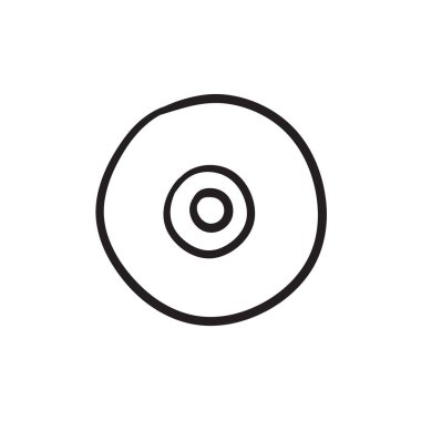 Reel kaset çalar çalar kaydedici simgesi kroki.