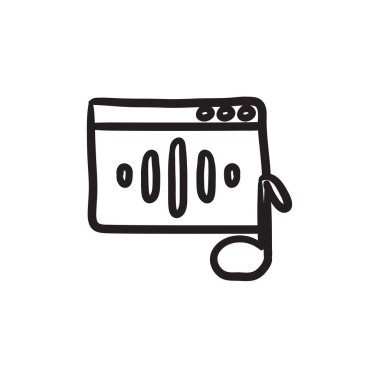 Radyo kroki simgesi.