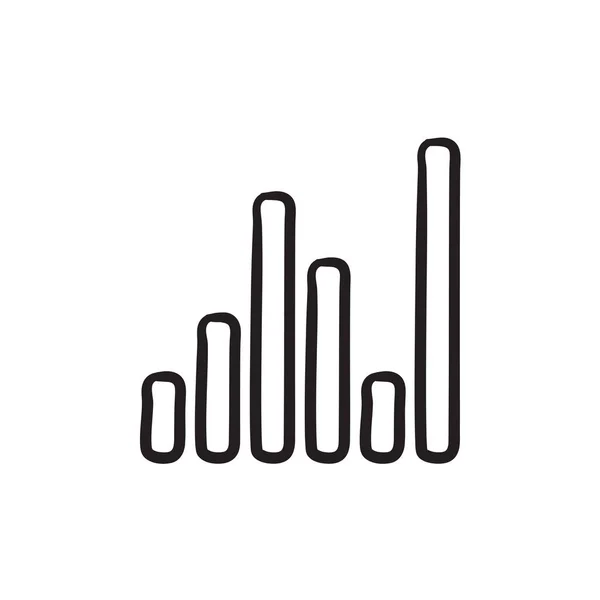 Equalizer sketch icon. — Stock Vector