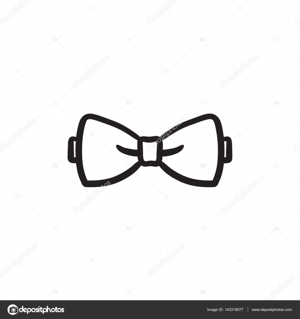 tag dessin de noeud papillon