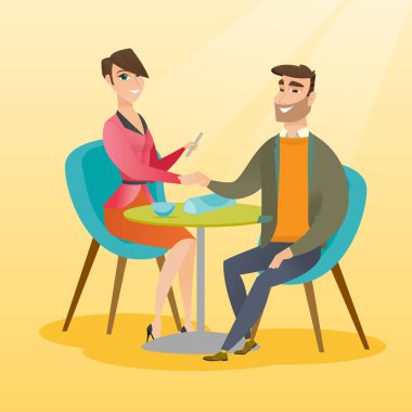 Manikür çivi salonda alma adam.