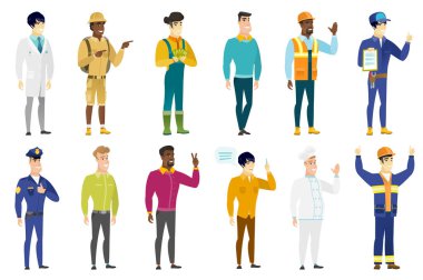 Vektör meslekler karakter kümesini.