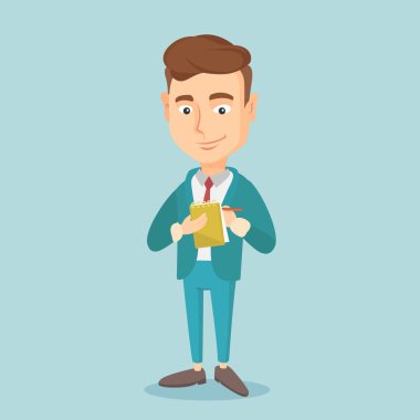 Gazeteci not defterinde kalemle yazma.