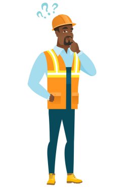 Soru işareti olan düşünme Oluşturucu.