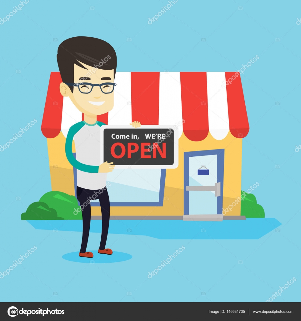Store Owner Clipart