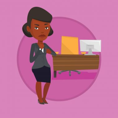 Kızgın işveren kol saati işaret.