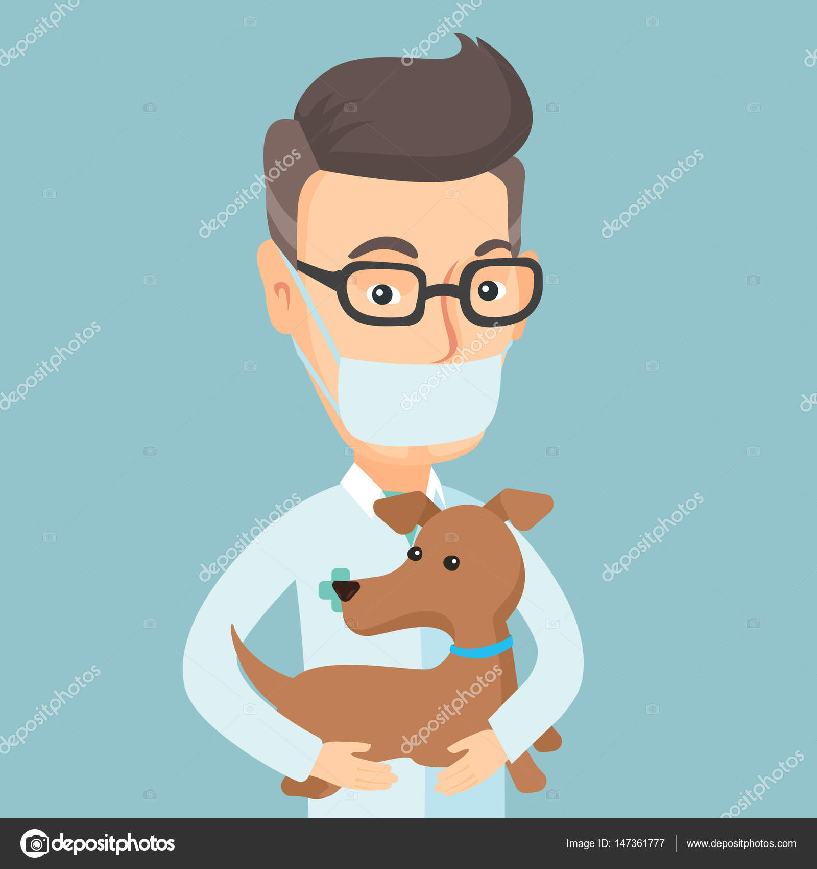 Kendi elleriyle köpek maskesi Kendi elleriyle köpek maskesi